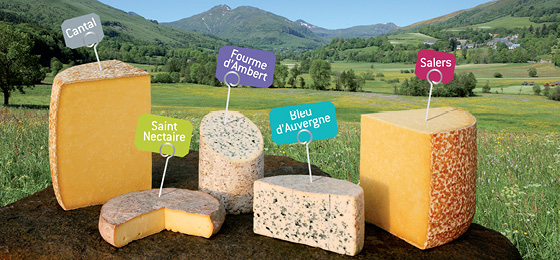 les fromages d'Auvergne